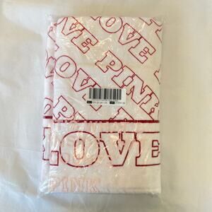 Victoria's Secret Pink Logo Love Beach Towel 70x39